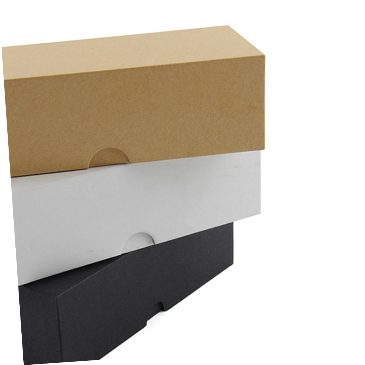 SHERCHPRY 5pezzi Kraft Paper Eyeglass Case Scatola Per Occhiali Elegante e Pratica Contenitore Per Occhiali Da Sole Perfetta Per Viaggi Bianco