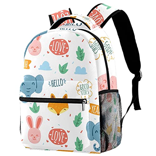 Sac à dos d'école style japonais multicolore idéal pour les cours et les sorties