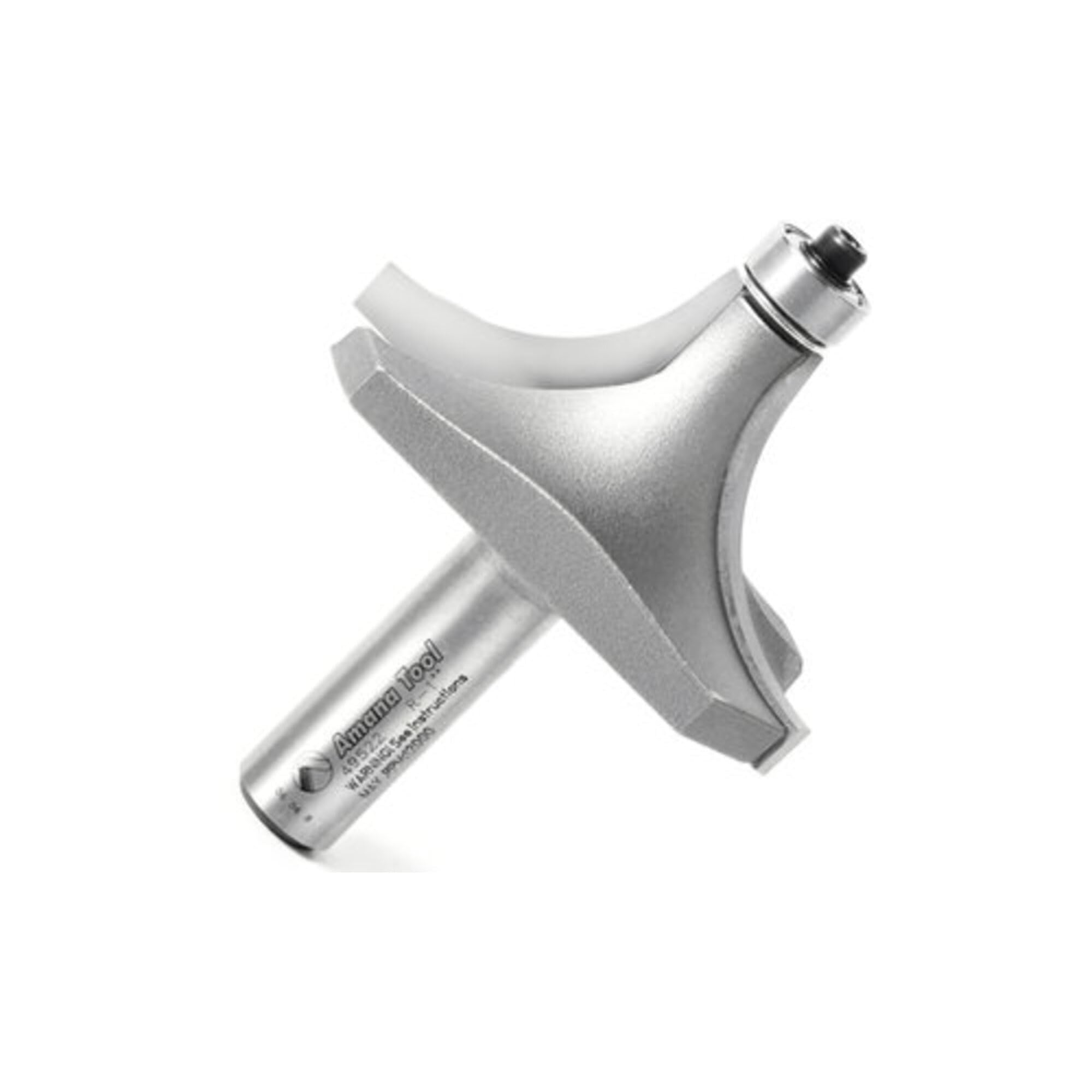 Amana Tool 49522 Carbide Tipped Corner Rounding 1 R x 2-1/2 D x 1-1/4 CH x 1/2 Inch SHK w/Lower Ball Bearing Router Bit โ image 1