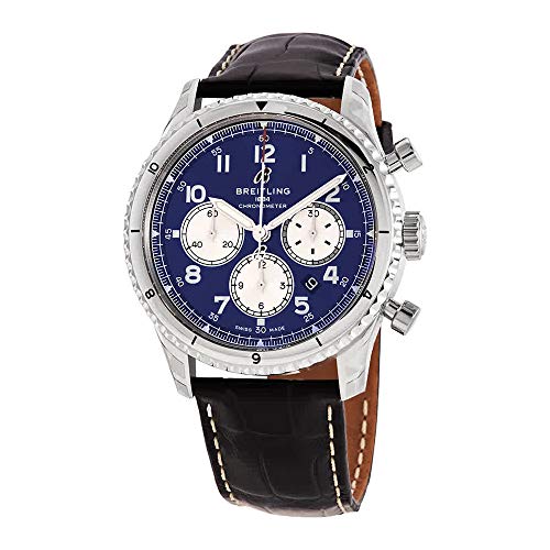 Breitling Avaitor 8 Chronograph Automatic Blue Dial Men's Watch AB0119131C1P1