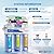 Max Water 11 Stage 50 GPD (Gallon Per Day) RO (Reverse Osmosis) + U - V & pH Alkaline (5 in 1) Under Sink Water Filter System for Drinking