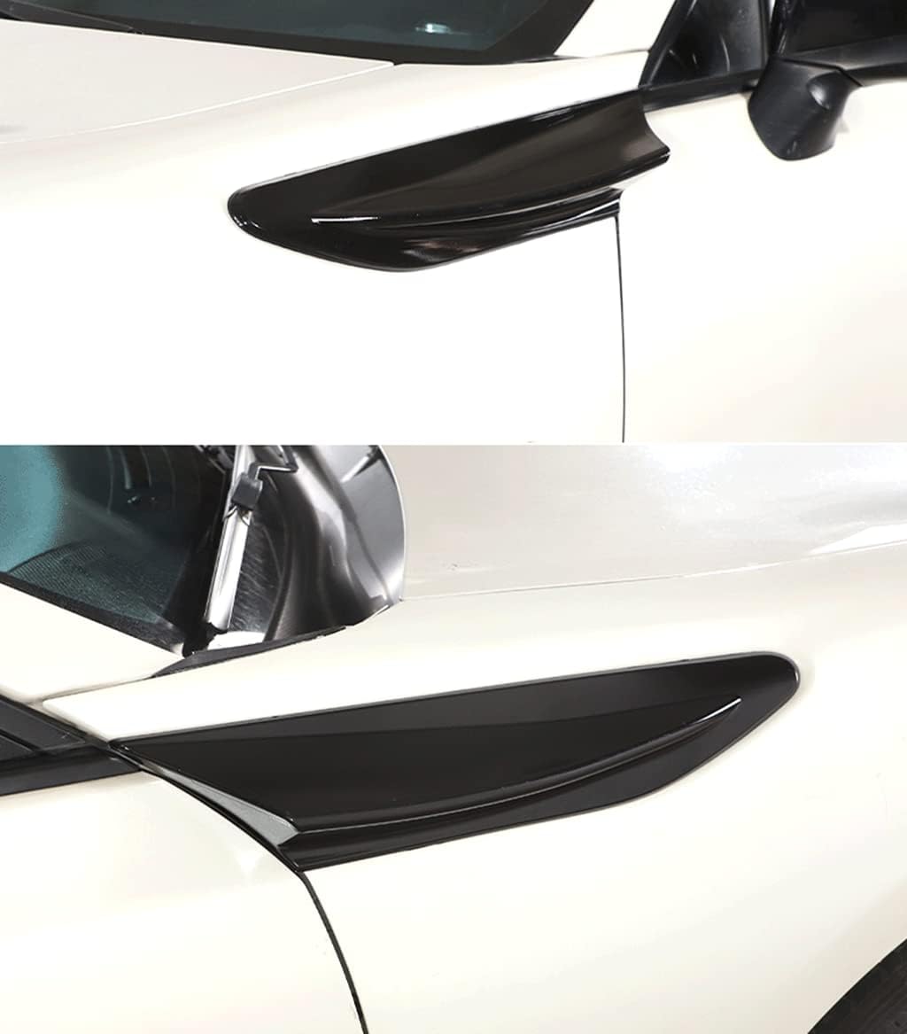 New Protective Fender Scoop Covers Compatible with Subaru BRZ 2012-2020 (Black)