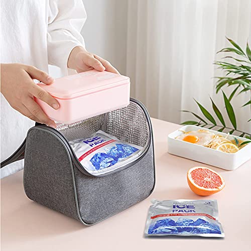 Agecash A Ice Packs For Lunch Bags, 4 Pack-7.5" X 6.5" Ice Packs - Keeps Food Drink Fresh & Cold #TOP6