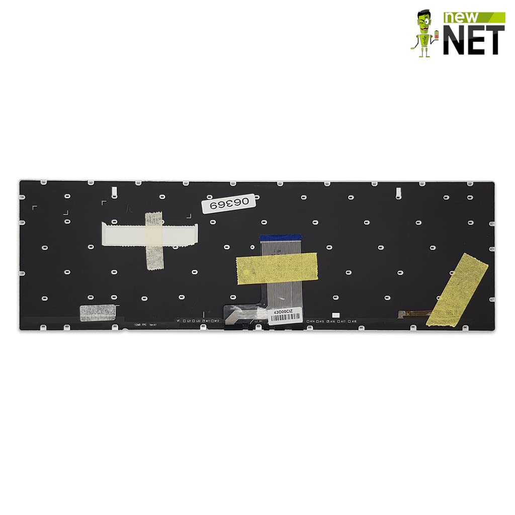 new net - Keyboards - Tastiera ITALIANA compatibile con Notebook Samsung NP450R5C NP670Z5E NP680Z5E NP770Z5E NP780Z5E NP870Z5E NP870Z5G NP880Z5E[ Senza frame - Retroilluminata - LAYOUT ITA ]
