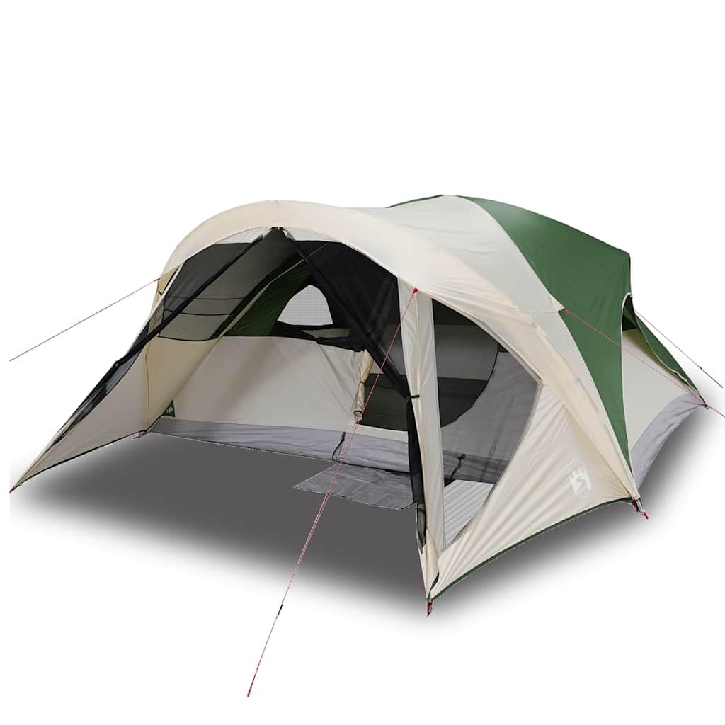 Tienda de Campaña Familiar 6 Personas Impermeable Gris Naranja