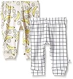 Rosie Pope Baby Newborn Boy's 2 Pack Pants, Crystal Gray/Aurora, 0-3 Months
