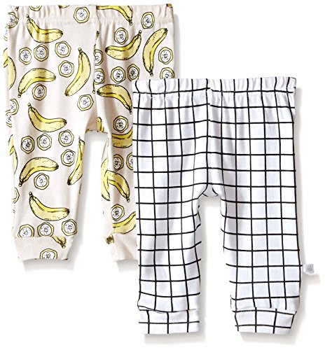Rosie Pope Baby Newborn Boy's 2 Pack Pants, Crystal Gray/Aurora, 0-3 Months