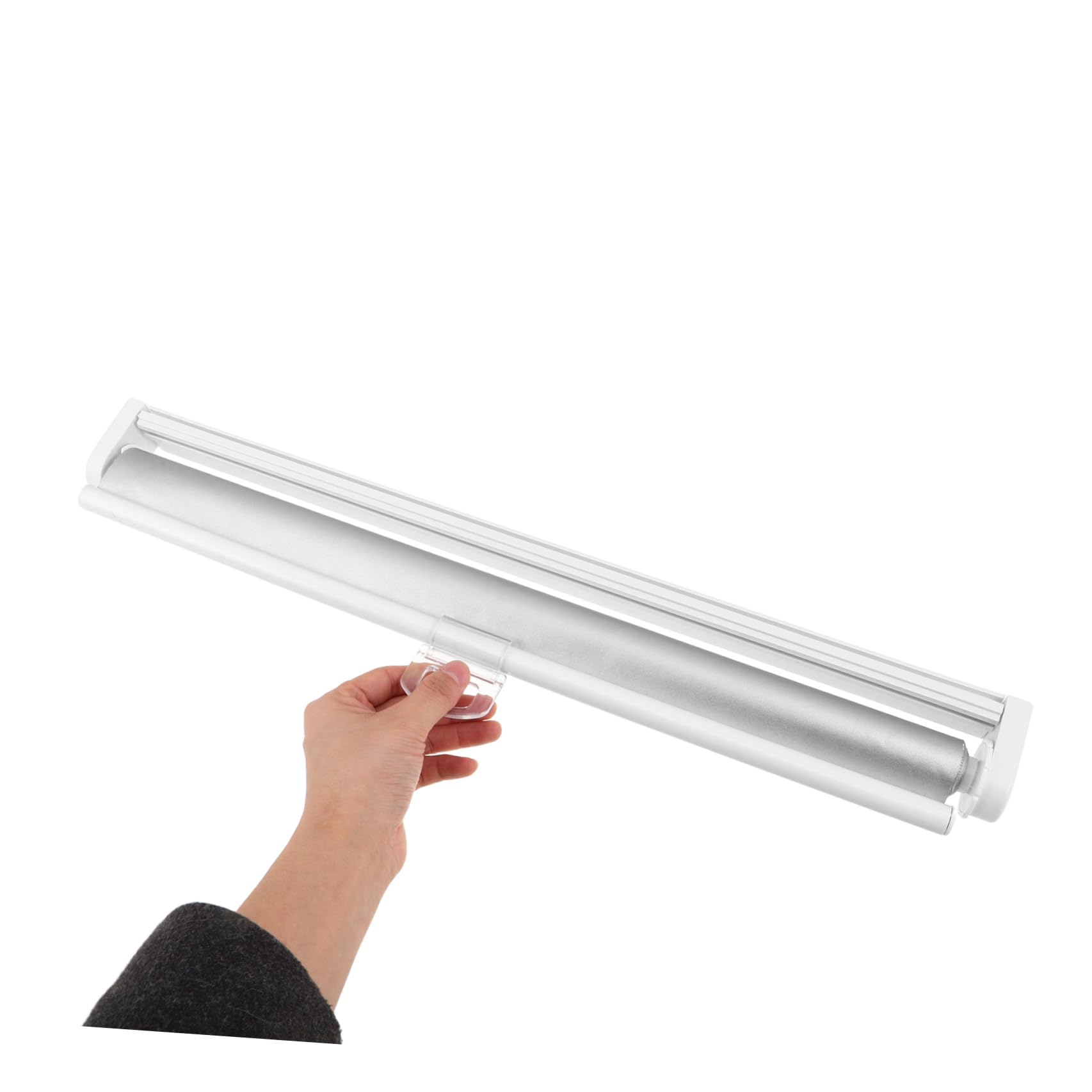 Balacoo Tenda Rullo Oscurante senza Fili, Tenda Rullo per Finestra Bianca, Poliestere e Metallo, Controllo della Luce, Oscuramento Stanza, per Finestre e Porte, Casa Ufficio, e Animali