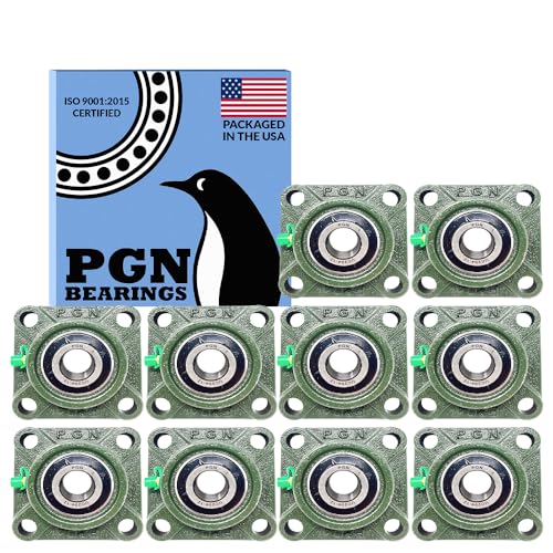 Image of PGN UCF204-12 (10 Pack) Square Flange Bearing 3 /4 inch Bore