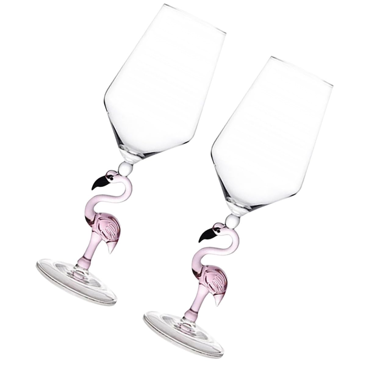 Verres à vin motif flamant rose pour animer vos soirées entre amis et dîners de restaurant branchés