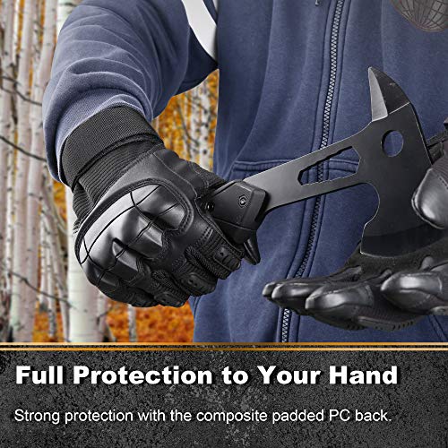Axbxcx Touchscreen Motorcycle Tactical Gloves For Men For Airsoft Paintball Cycling Motorbike Atv Hiking Riding Work Outdoor Sport Men Gloves Black Xl #TOP5