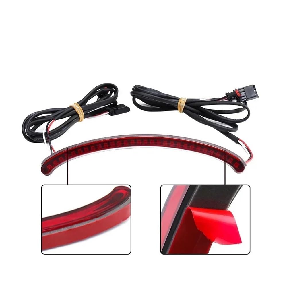 Moto LED Stop Freno per moto posteriore a LED indicatore | Parafango posteriore per moto posteriore a LED indicatore direzione luce posteriore del freno di marcia per Softail Fat Bob