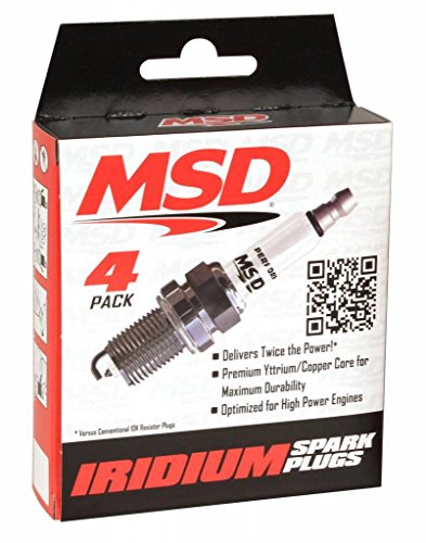 Msd Ignition 37164 Spark Plug, 4 Pack (3Ir6) #TOP2