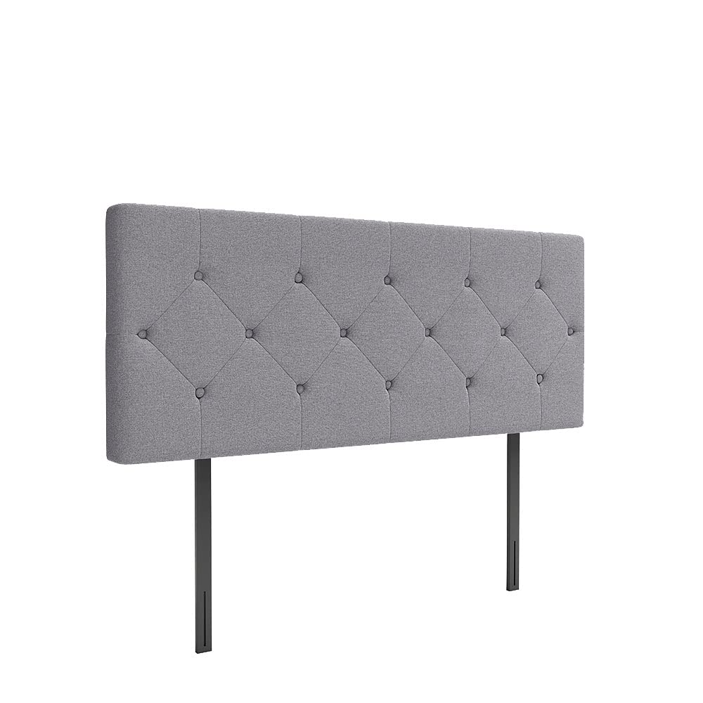 DEWINNER Tête de lit rembourrée, Tissu capitonné,Épaisseur Totale de 8 cm (140x100cm)