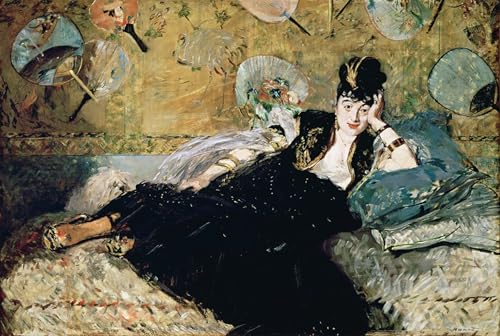 Image déco Manet La Dame aux éventails pour salon cosy