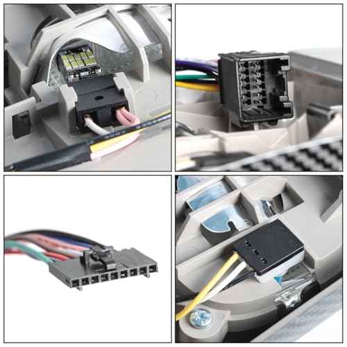 Lámpara LED de lectura consola techo Dodge Ram 1999-2002 miniatura 5