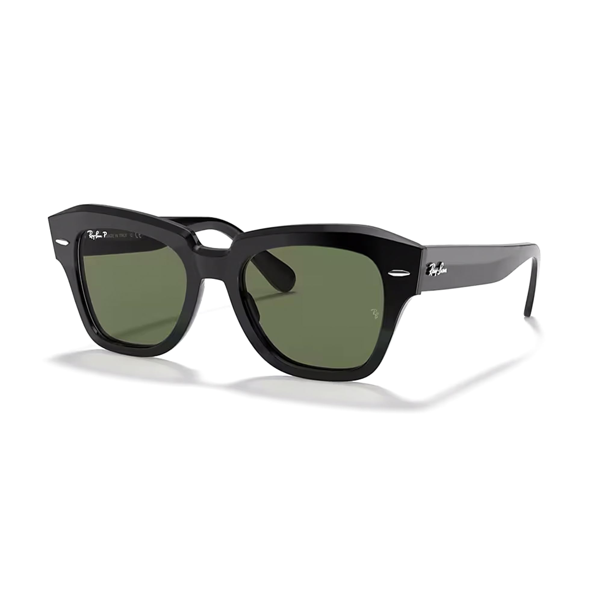 Ray-Ban State Street RB2186 Square Sunglasses for Men for Women BUNDLE with ACCESSORY EYEWEAR KIT