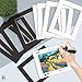 Mat Board Center, 10 Pack Pre-Cut 8x10 Picture Mats for 6x8 Photos/Prints - Acid Free, Bevel Cut, White Core, 4-Ply Thickness (White & Black)