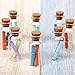 Kingrol 50 Pack 20ml Cork Stoppers Glass Bottles, Wishing Bottles, Mini Storage Bottle for Arts, Crafts, Decoration, Party Favors