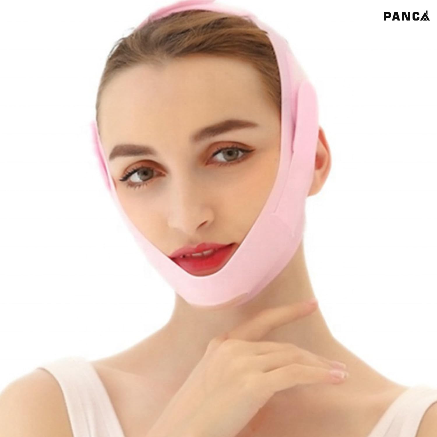 PANCA Jawline Shaper Double Chin Lift Mask for Women & Men, Face Belt 4
