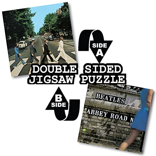 Factory Entertainment The Beatles Abbey Road Double Sided Album Art 1000 Piece Jigsaw Puzzle - Les Beatles, Paul McCartney, John Lennon, RIngo Starr, George Harrison Factory Entertainment The Beatles Abbey Road Double Sided Album Art 1000 Piece Jigsaw Puzzle – Image 4