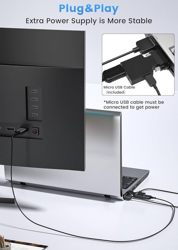 Image of SANCY VGA to HDMI Adapter Converter with Audio, Active Male VGA in Female Hdmi 1080P Video Dongle Adaptor for Computer, Laptop, Projector
