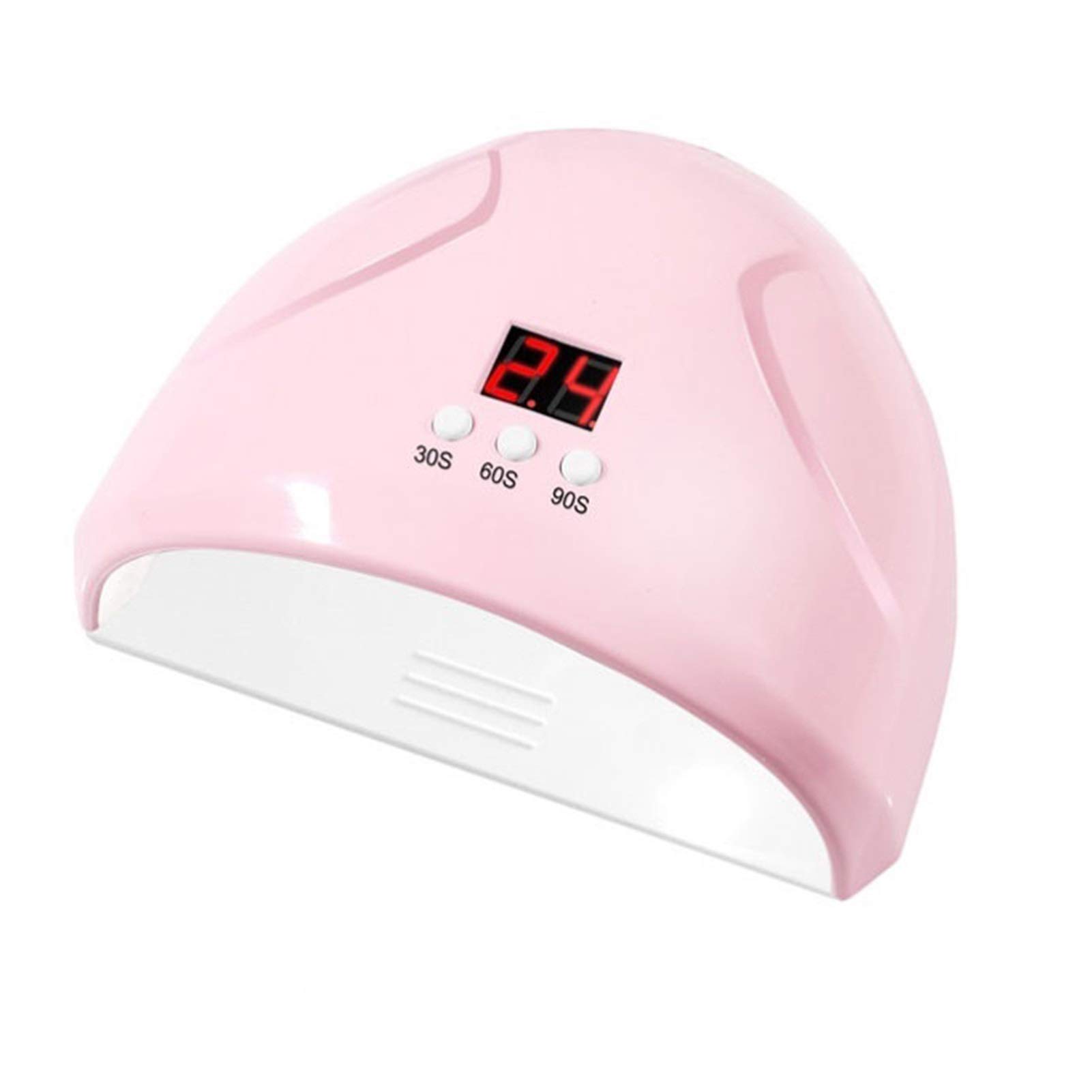 lampada per unghie, Sensore automatico for lampada polimerizzante gel Polygel da 36 W(Pink)