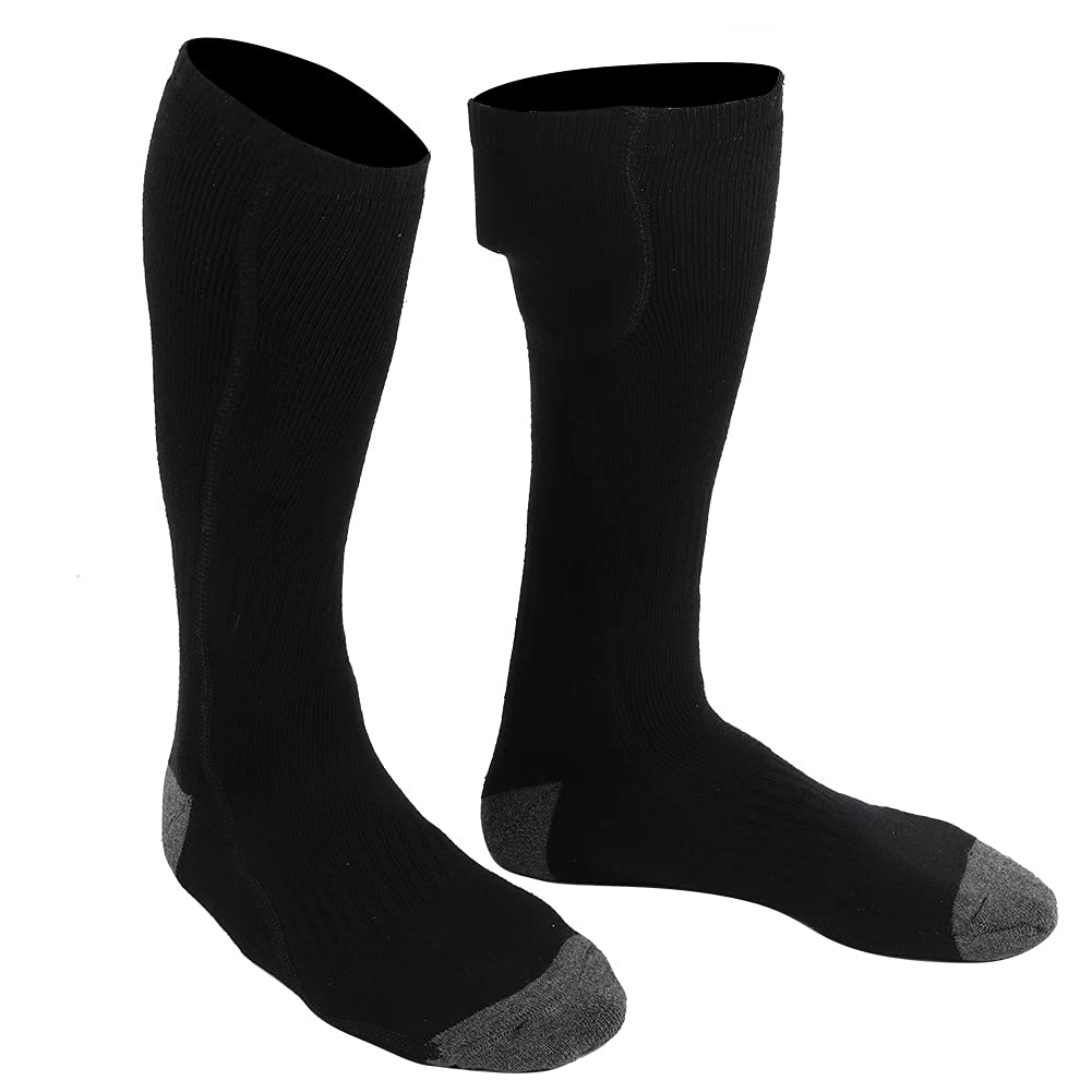 Dioche Chaussettes Chauffantes électriques Batterie Rechargeable Chauffe-Pieds d'hiver Chaussettes Thermiques avec Contrôle Intelligent de la Température pour Les Activités de Plein Air