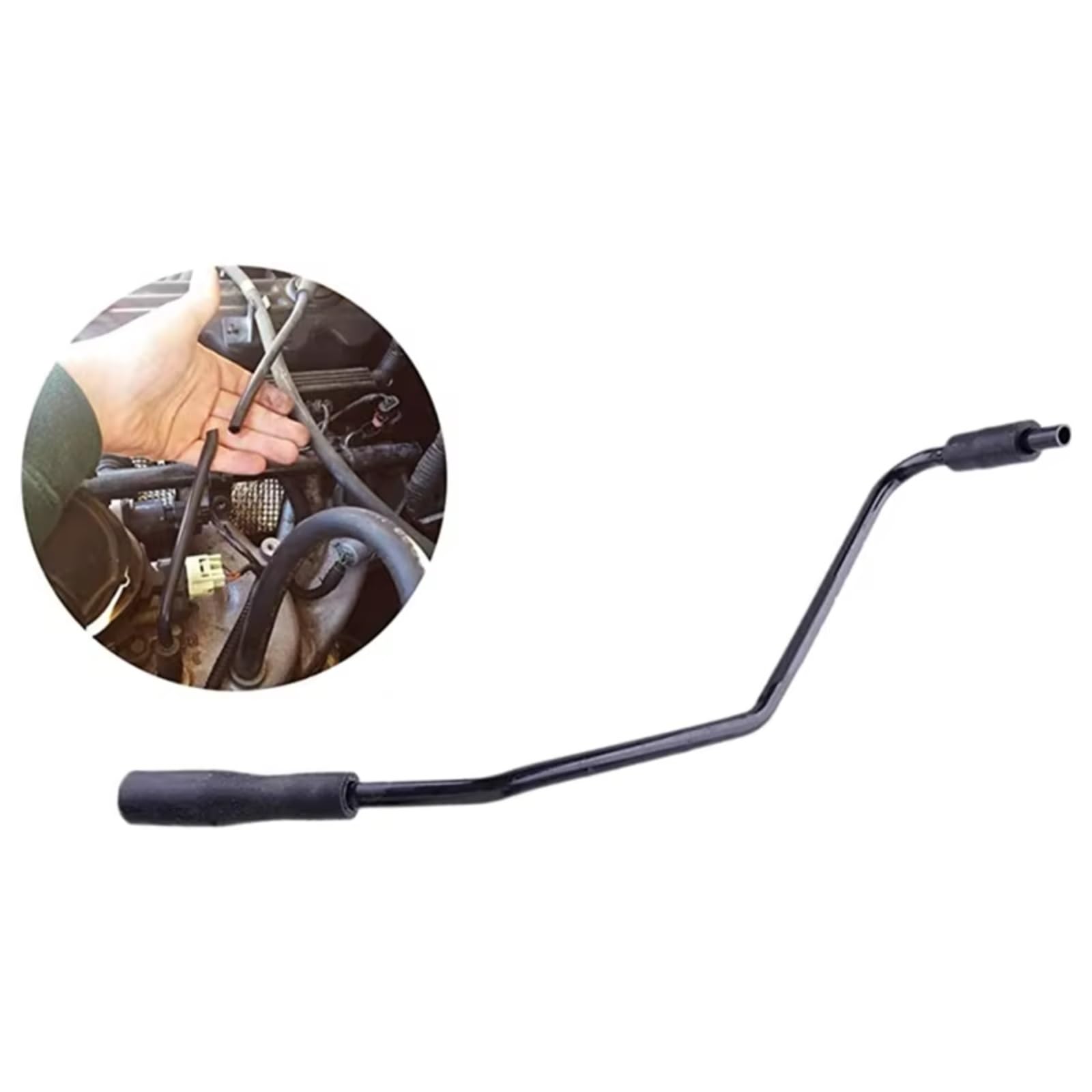 Tuyau Ventilation Carter Compatible avec Jeep pour Cherokee pour Wrangler 4.0L 1997 1998 1999 2000 2001 2002 2003 2004 Tuyau De Ventilation sous Vide pour Carter Moteur PCV 4854265,