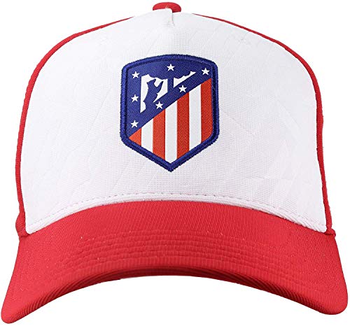 ATLETICO DE MADRID Gorra Bebe Rojiblanco Producto Oficial - Nuevo Escudo