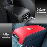 Vista 9 de Funda para reposabrazos de consola central, de piel, antiarañazos, protector de reposabrazos central, accesorios de decoración interior, compatible