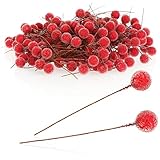Photo Gallery com-four® 240x decorazione a dispersione, rami decorativi con bacche, rami decorativi da spargere come articoli per l artigianato, abbellire regali (240 pezzi - frutti di bosco ghiacciati) Photo Gallery com-four® 240x decorazione a dispersione, rami decorativi con bacche, rami decorativi da spargere come articoli per l artigianato, abbellire regali (240 pezzi - frutti di bosco ghiacciati)