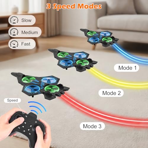 Avion Télécommandé incassable avec hélices de rechange pour enfant - 4