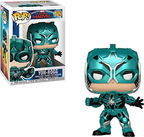 ¡Descubre el Funko Pop Yon-Rogg Marvel! Licencia Oficial, Caja Ilustrada