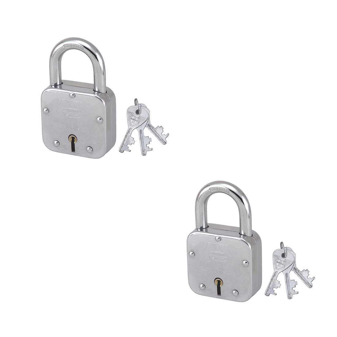 Harrison T-27 / BCP-0040_PK 2 Steel 6 Levers Padlock with 3 Keys (Pack of 2) (B07HK8Y7ZL) Amazon Price History, Amazon Price Tracker