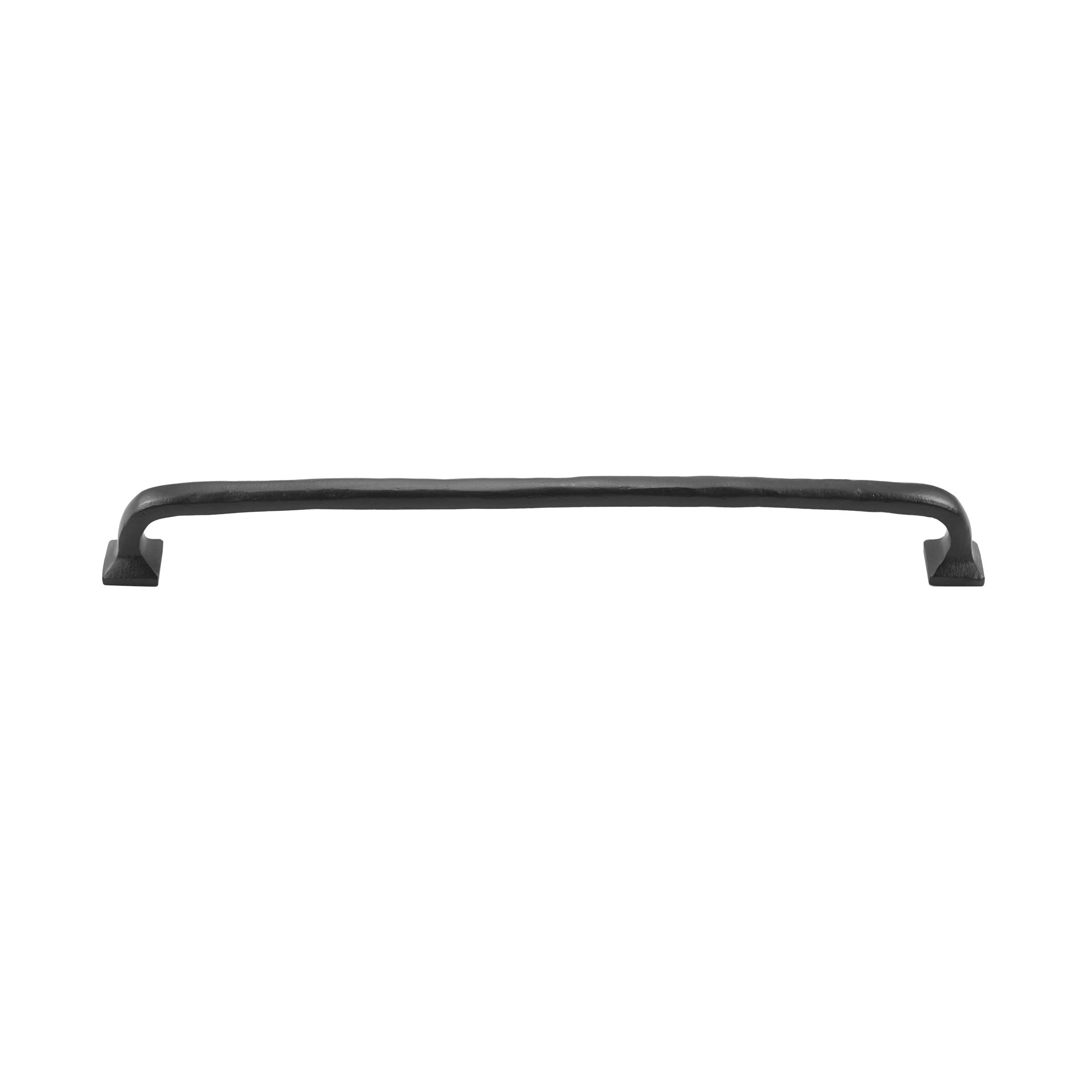 Poignée de placard en fonte solide Iron Valley bouton meuble noir industriel 30,5cm