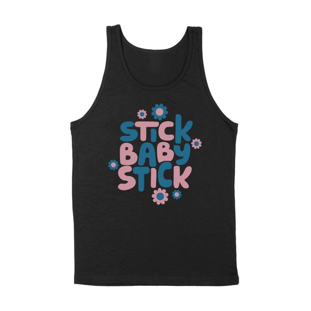 TeesAndTankYou Stick Baby Stick Tank Top Unisex Medium Black
