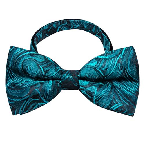 Image of YourTies Bow Ties for Men Pretied Bowties Solid Color Satin Bow Tie Formal Business Tuxedo Wedding Party Prom