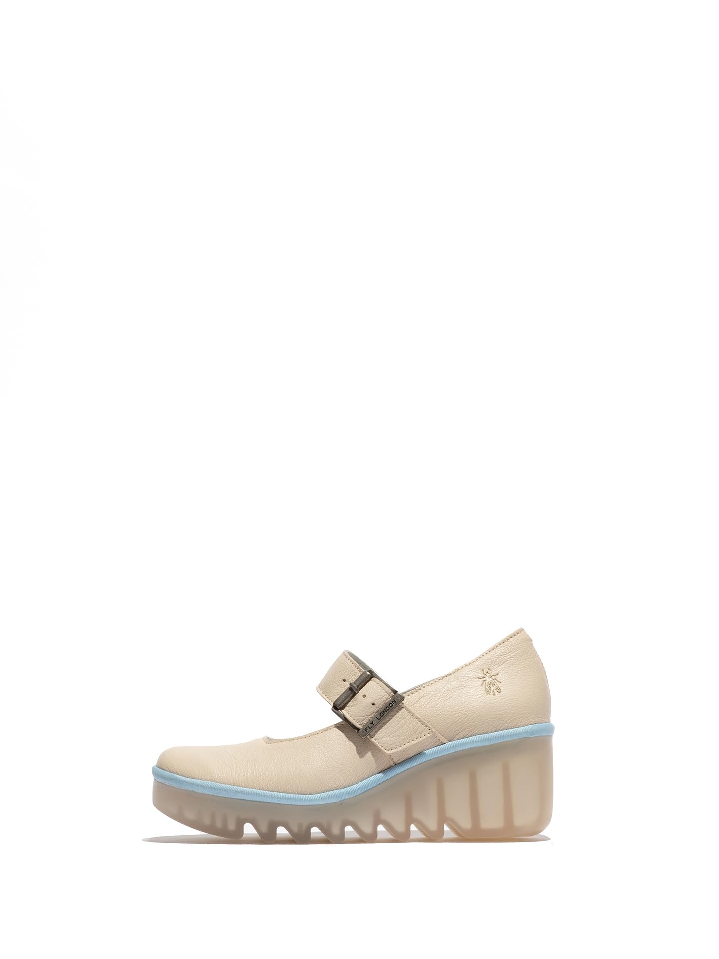Fly London Women's BORY564FLY Wedges, Offwhite, 6 UK
