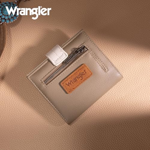 Image of Montana West X Wrangler Small Wallets Woman Slim Thin Wallet Card Cases Money Organizer Cute Mini Pocket Wallet with Rfid Lining and Zipper Coin Purse