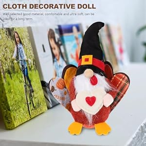 HEALLILY Thanksgiving Decoration Autumn Gnomes Fall Gnomes Plush Decor Turkey Doll Gnome Plush Fall Maple Gnomes Ornament for Thanksgiving HEALLILY Thanksgiving Decoration Autumn Gnomes Fall Gnomes Plush Decor Turkey Doll Gnome Plush Fall Maple Gnomes Ornament for Thanksgiving
