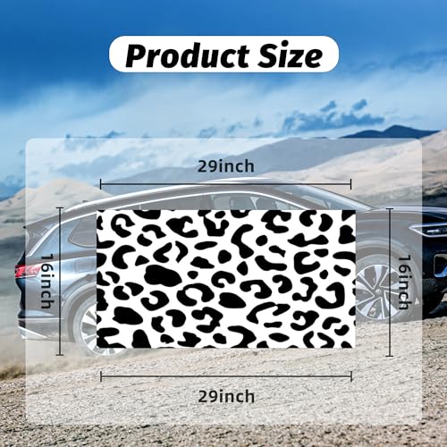 Image of Rear Quarter Window Leopard Cheetah Decal for Car SUV Trucks