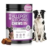 TTLXRL Dog Allergy Chews 200 Soft Chews – Supports Skin Comfort & Seasonal Allergy Support