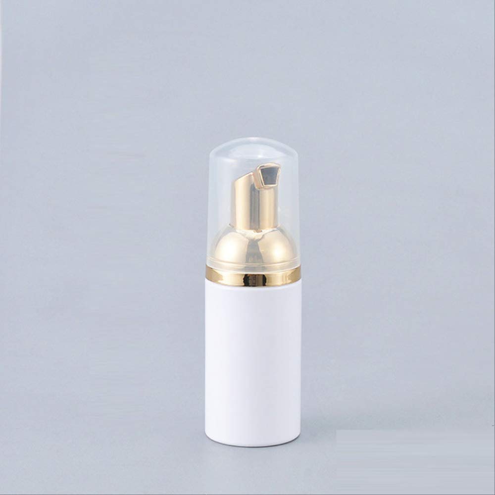 24 x 30 ml 50 ml 80 ml biała pianka mydło w płynie złoty dozownik spieniania pojemnik na pompkę do czyszczenia twarzy płyn do mycia makijażu DIY 30 ml butelka piankowa