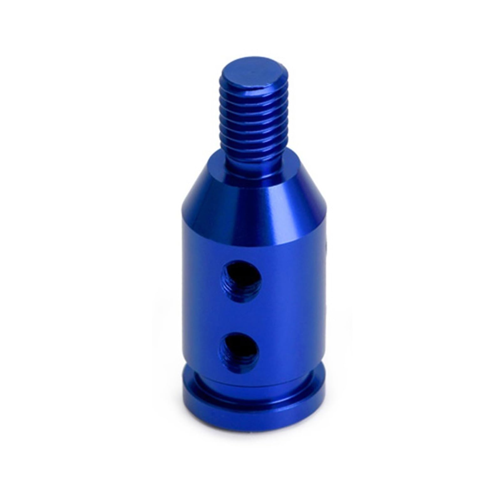 Kaiaygee Blue Gear Shift Knob Manual Adapter M10x1.5 M12x1.25 Thread Alloy