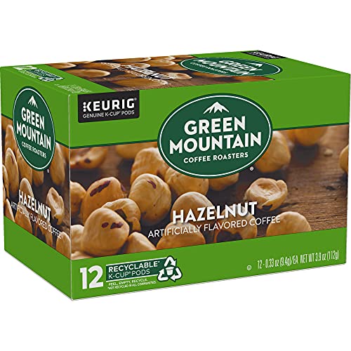 Image of Green Mountain Coffee Roasters Hazelnut Keurig Single-Serve K-Cup pods, Light Roast Coffee, 12 Count