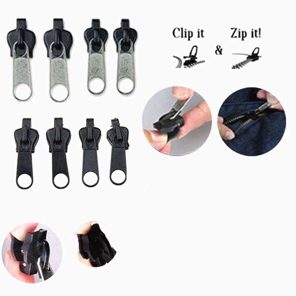 Kit Riparazione Cerniere Universale - 2 Pezzi, Sostituzione Zip Slider Senza Cuciture - Foto 7