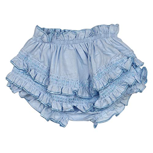 Image of GURU KRIPA BABY PRODUCTS Presents Cotton Fabric Back Frill Panty for Baby Girl Inner Wear Drawer /Bloomer Underwear Brief Girl Casual Nikker for Baby Girls Pack of 6Pcs