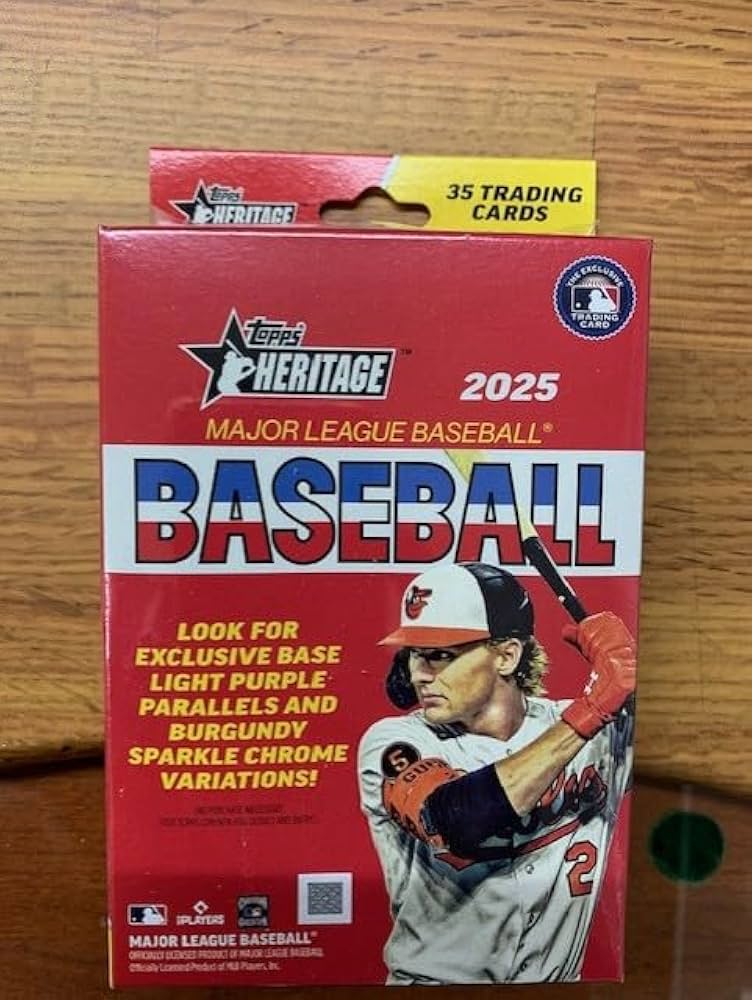 Amazon.com: 2025 Topps Heritage Baseball Hanger Box -35