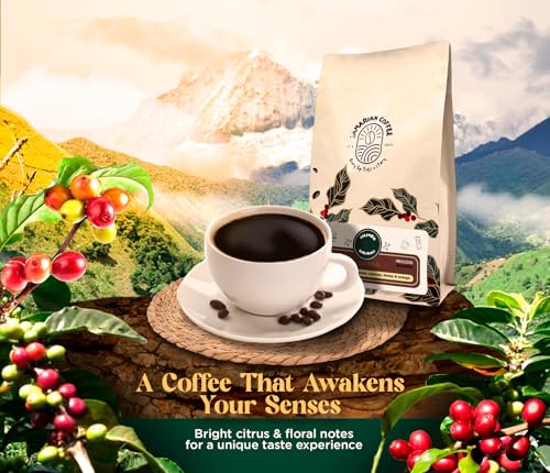 Café en grano colombiano arábica de tueste claro 12 oz miniatura 2